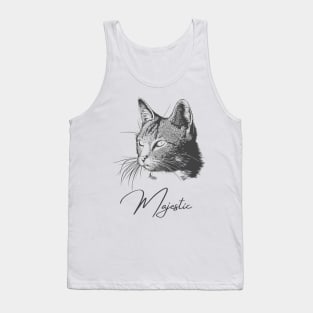 Majestic Fluffy Cute Cat Tank Top